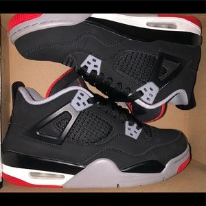 Nike Air Jordan 4 Bred Retro GS ( 2019 )